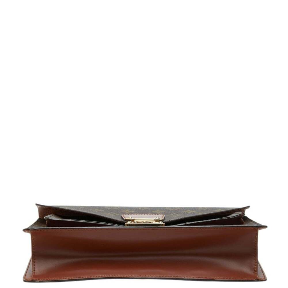 LOUIS VUITTON Brown Monogram Leather Shoulder Bag - Picture 3 of 11